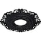 Ekena Millwork Orrington Ceiling Medallion (Fits Canopies up to 6 1/4"), 22"OD x 6 1/4"ID x 1 3/4"P, Steel Gray CM22ORSGS - alternate 2